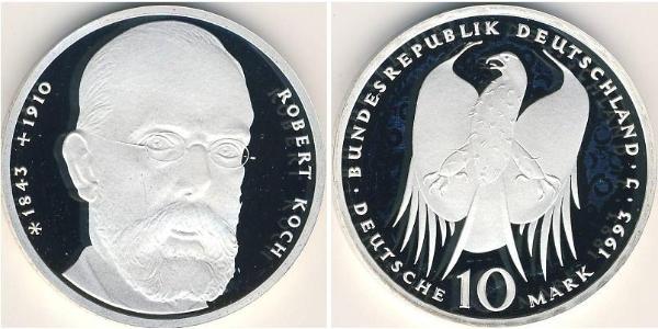 10 Марка Німеччина Срібло 