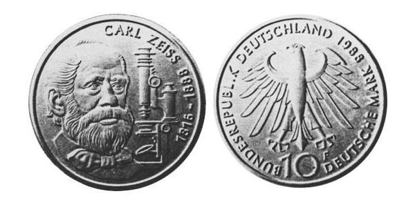 10 Марка ФРН (1949-1990) Срібло 