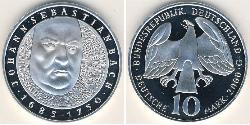 10 Марка Федеративна Республіка Німеччина (1990 - ) Срібло 