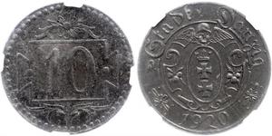 10 Пфенниг Gdansk (1920-1939)  