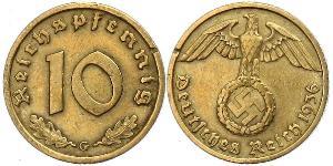 10 Пфенниг Третий рейх (1933-1945)  