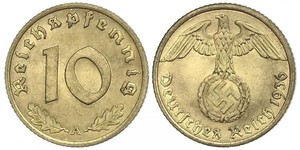 10 Пфенниг Третий рейх (1933-1945)  