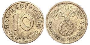 10 Пфенниг Третий рейх (1933-1945)  