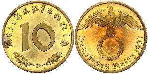10 Пфенниг Третий рейх (1933-1945)  