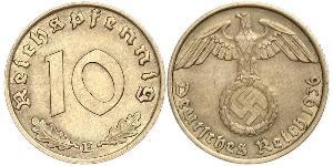 10 Пфенниг Третий рейх (1933-1945)  