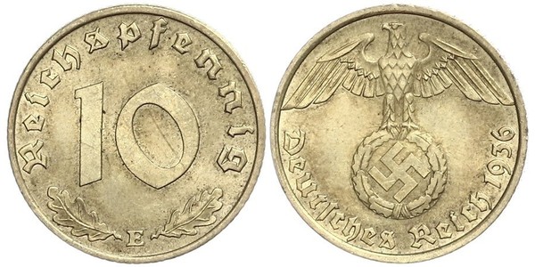 10 Пфенниг Третий рейх (1933-1945)  
