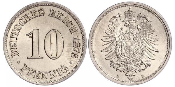 10 Пфенниг Германия Никель/Медь 