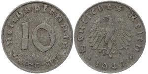 10 Пфенниг Третий рейх (1933-1945) Цинк 