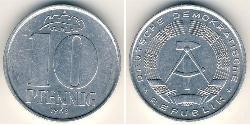 10 Пфеніг Німецька Демократична Республіка (1949-1990) Алюміній 