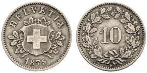 10 Рапен Швейцария Серебро 