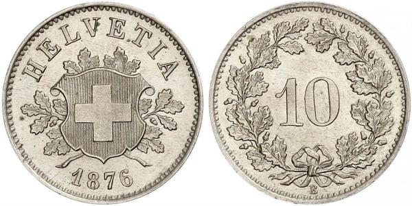 10 Рапен Швейцария Серебро 