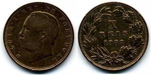 10 Рейс Королівство Португалія (1139-1910) Бронза 
