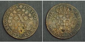10 Рейс Королевство Португалия (1139-1910) Медь Joseph I of Portugal (1714-1777)