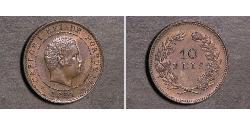 10 Рейс Королівство Португалія (1139-1910) Нікель/Мідь Карлуш I король Португалії (1863-1908)