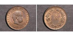 10 Рейс Королівство Португалія (1139-1910) Нікель/Мідь Карлуш I король Португалії (1863-1908)