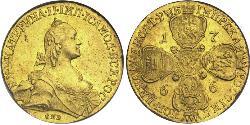 10 Рубль Российская империя (1720-1917) Золото Екатерина II (1729-1796)