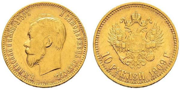 10 Рубль Российская империя (1720-1917) Золото Николай II (1868-1918)