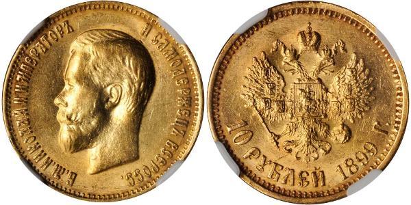 10 Рубль Російська імперія (1720-1917) Золото Микола II (1868-1918)