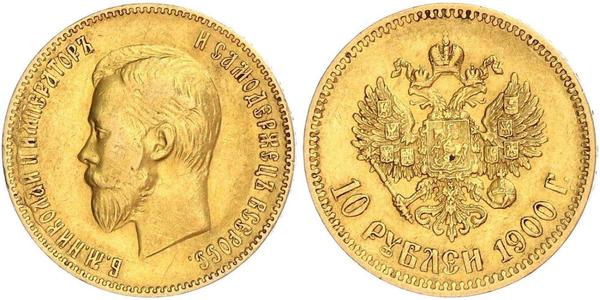 10 Рубль Російська імперія (1720-1917) Золото Микола II (1868-1918)