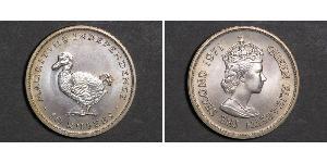 10 Рупія Маврикій  Єлизавета II (1926-2022)