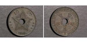 10 Сантим Бельгийское Конго (1908 - 1960) Медь 