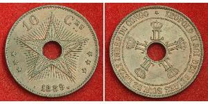 10 Сантим Бельгийское Конго (1908 - 1960) Медь 
