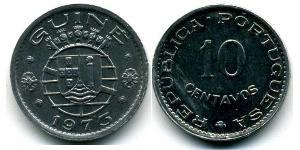 10 Сентаво Португальская Гвинея (1474-1974) Алюминий 