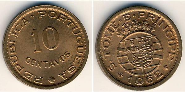 10 Сентаво Сан-Томе і Принсіпі (1469 - 1975) Алюміній 