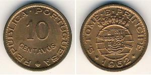 10 Сентаво Сан-Томе і Принсіпі (1469 - 1975) Бронза 