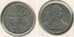 10 Сентаво Французький Индокитай (1887-1954) Нікель 