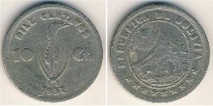 10 Сентаво Багатонаціональна Держава Болівія  (1825 - ) Нікель/Мідь 