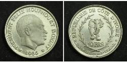 10 Франк Cote dIvoire Серебро 