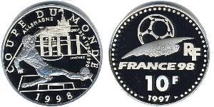10 Франк French Fifth Republic (1958 - ) Срібло 