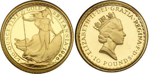 10 Фунт Велика Британія  Золото Єлизавета II (1926-2022)