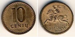 10 Цент Литва (1991 - ) Бронза 