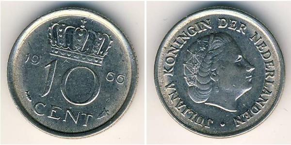 10 Цент Королівство Нідерланди (1815 - ) Нікель 