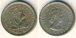 10 Цент  Нікель/Мідь Єлизавета II (1926-2022)