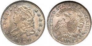 10 Цент / 1 Дайм США (1776 - ) Мідь/Срібло 