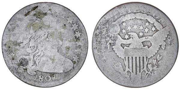 10 Цент / 1 Дайм США (1776 - ) Мідь/Срібло 