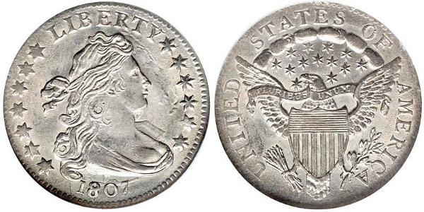 10 Цент / 1 Дайм США (1776 - ) Мідь/Срібло 