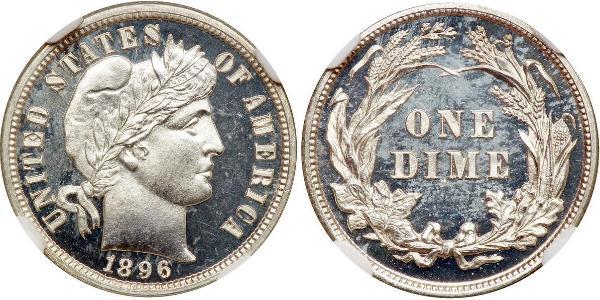 10 Цент / 1 Дайм США (1776 - ) Мідь/Срібло 