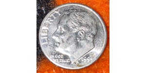 10 Цент / 1 Дайм США (1776 - ) Серебро 