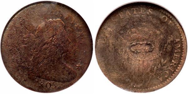 10 Цент / 1 Дайм США (1776 - ) Серебро/Медь 