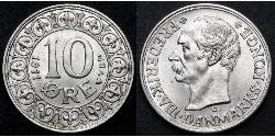 10 Эре Дания  Фредерик VIII (король Дании) (1843 - 1912)