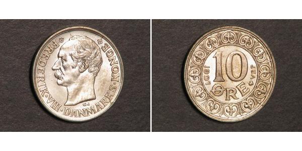 10 Эре Дания  Фредерик VIII (король Дании) (1843 - 1912)