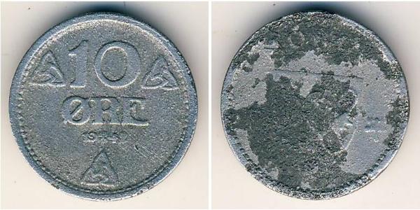 10 Эре Норвегия Цинк 