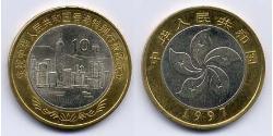 10 Юань Китайська Народна Республіка Біметал 