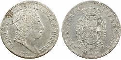 120 Grana Italian city-states Argent Ferdinand I of the Two Sicilies (1751 - 1825)