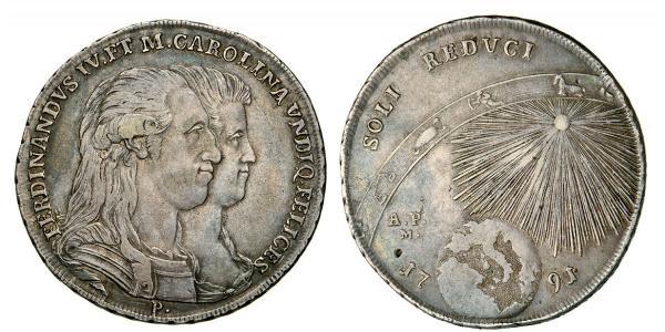 120 Grana / 1 Piastre Italian city-states Plata 