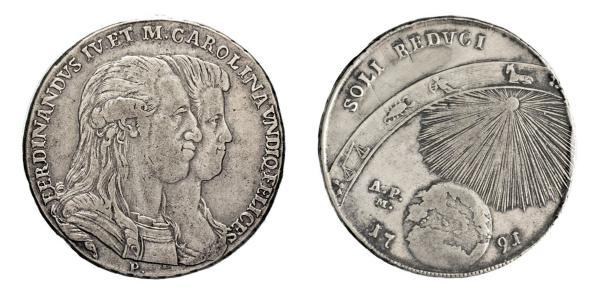 120 Grana / 1 Piastre Italian city-states Silver 